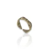 Anillo bolitas dorado