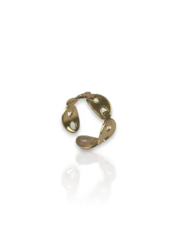Anillo cadena dorado