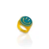 Anillo happy grande azul
