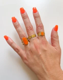 Anillo piedra ovalada