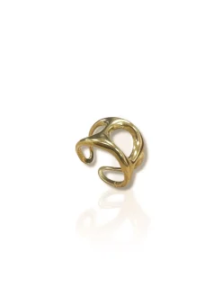 Anillo ranura dorado
