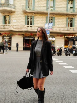 Blazer oversize negro