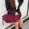 Bolso ante shopper burdeos
