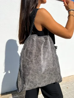 Bolso bag grande cemento