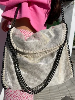 Bolso bag grande dorado
