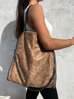 Bolso bag grande marrón