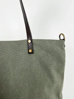 Bolso maxi nylon caqui