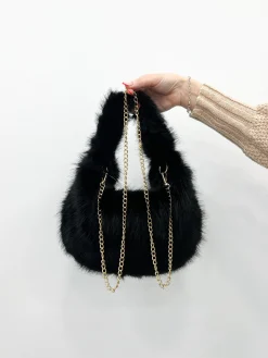Bolso pelo negro