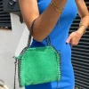 Bolso pocket bag ante verde