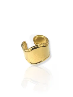 Brazalete ola dorada