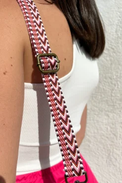 Cadena pocket espiga rosa