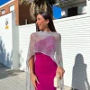 Chal efecto metalizado plata