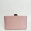 Clutch horizontal redondo rosa