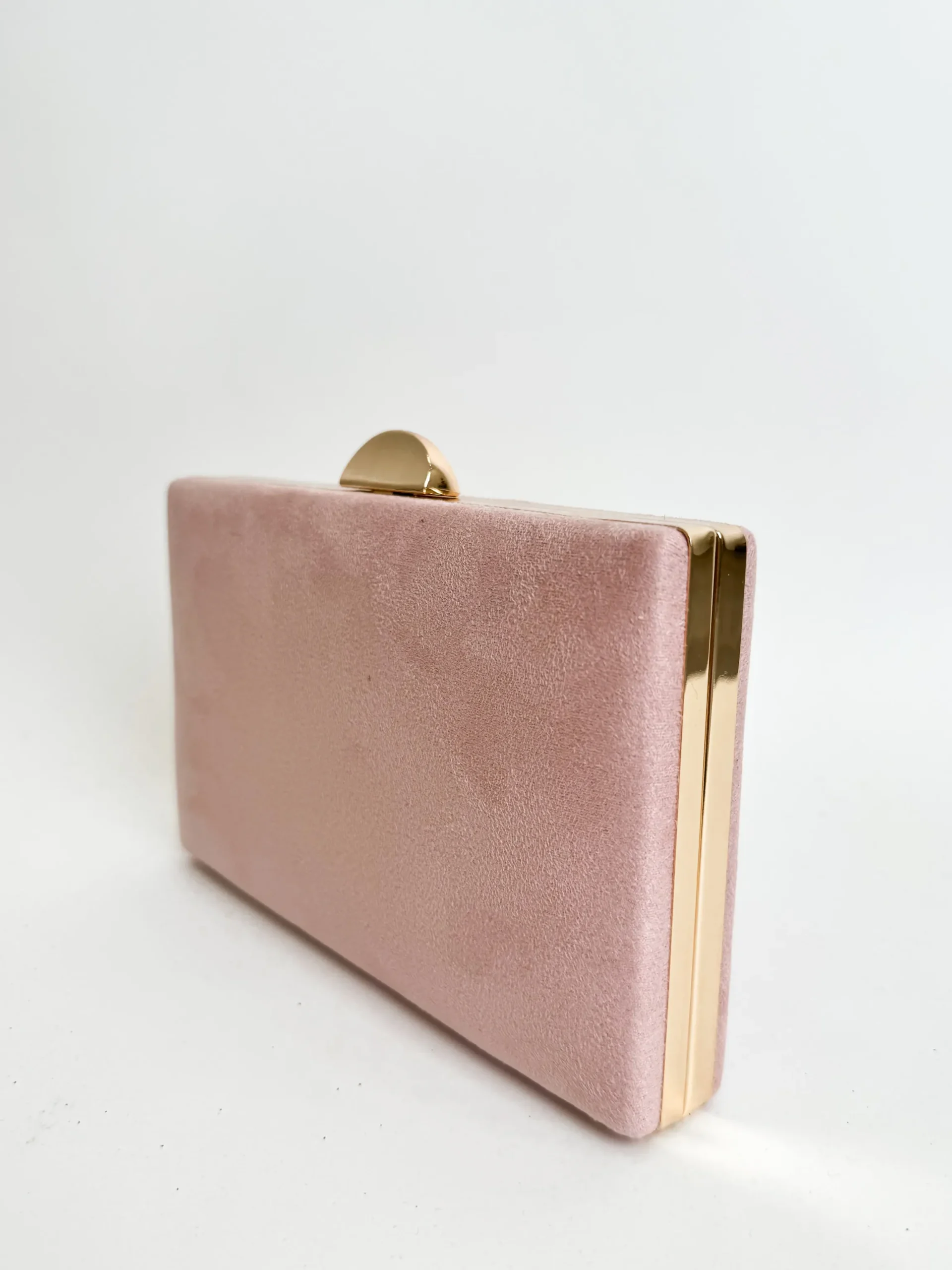 Clutch horizontal redondo rosa
