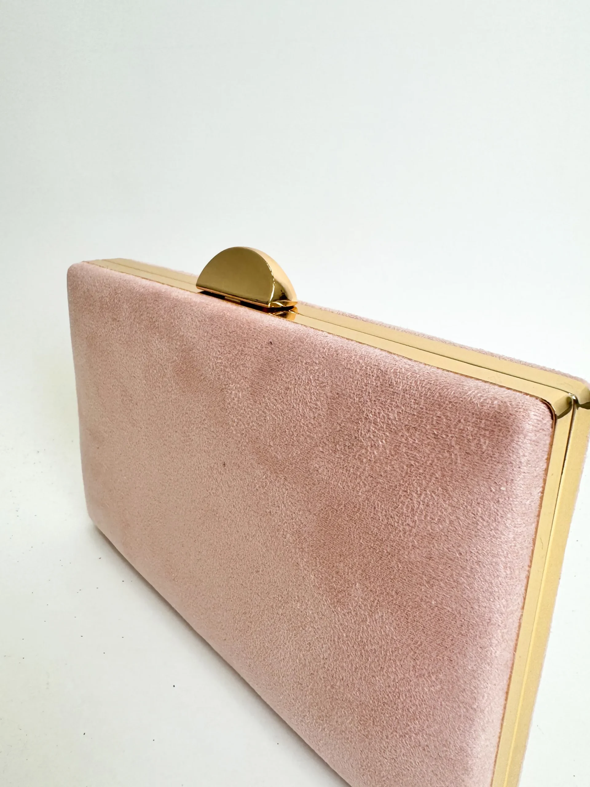 Clutch horizontal redondo rosa