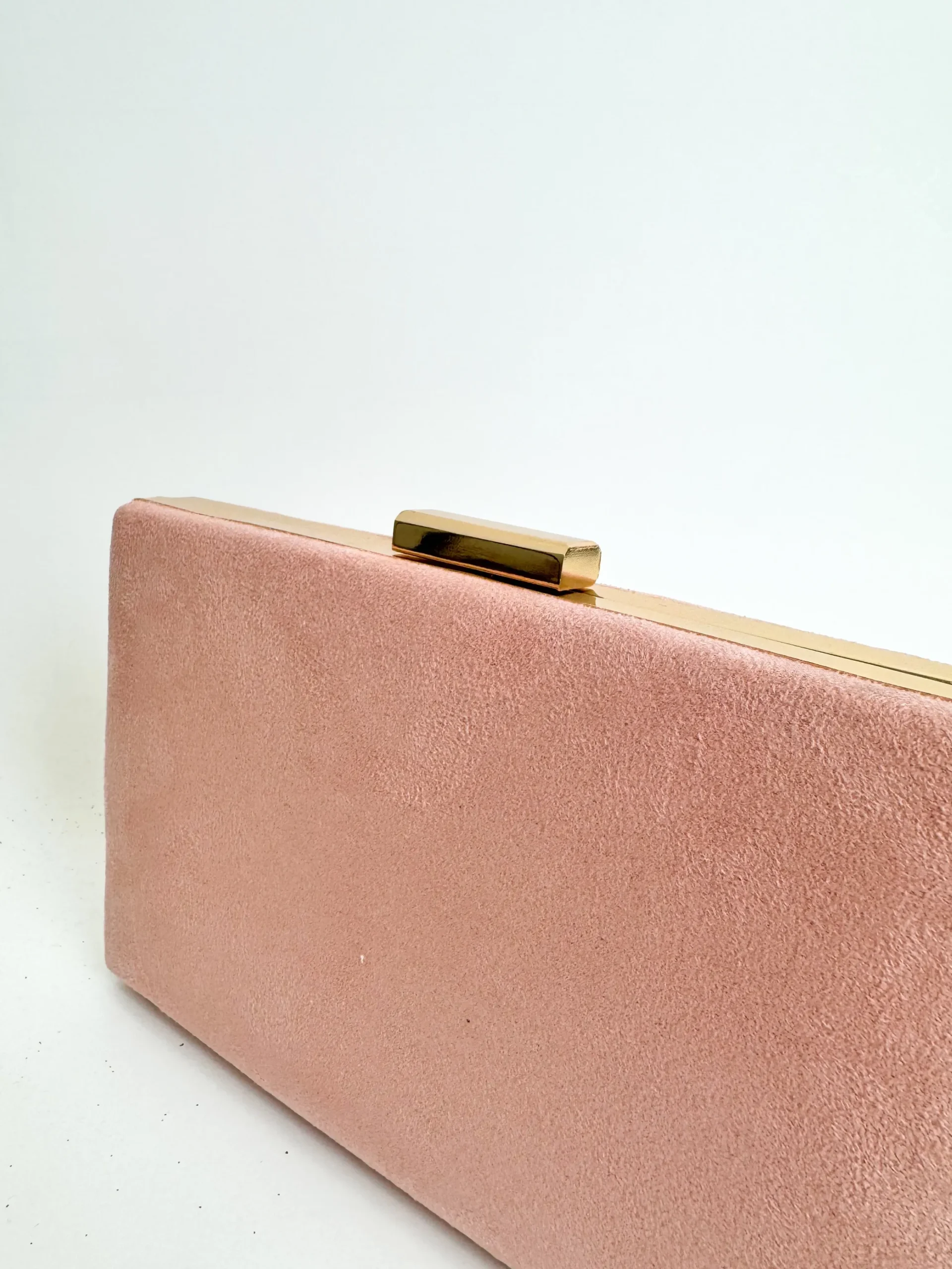 Clutch horizontal rosa palo