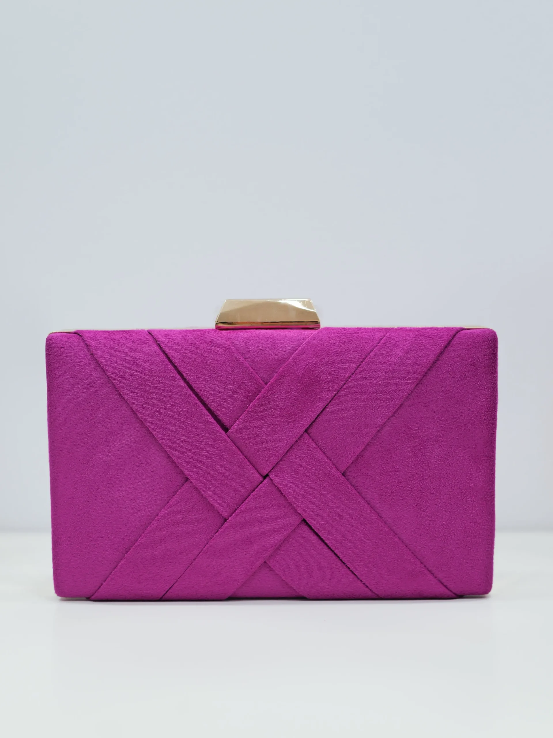 Clutch trenzado amarena