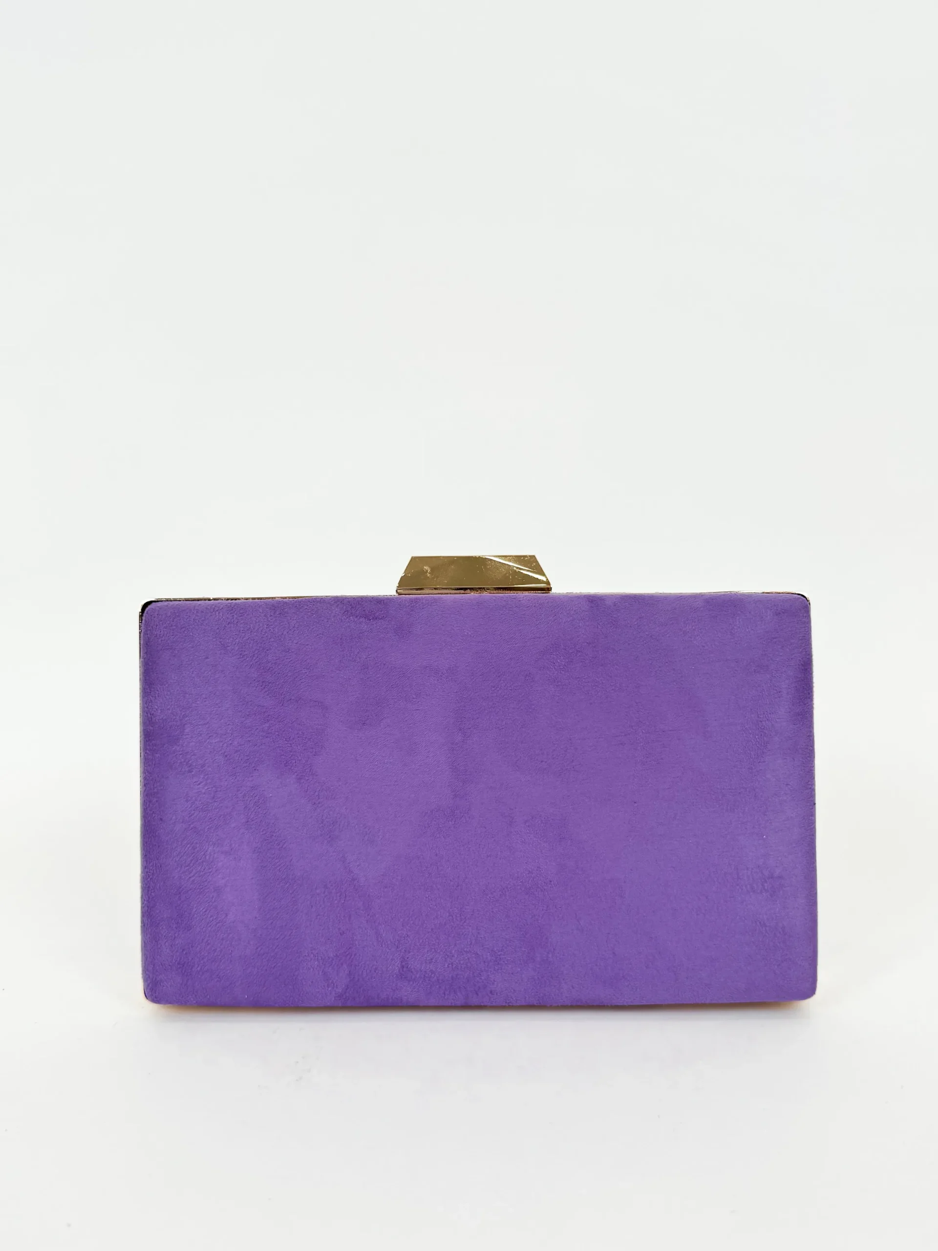 Clutch trenzado lila