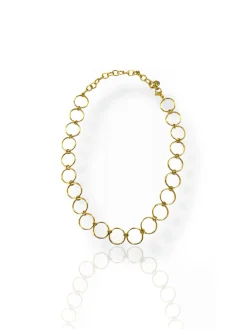 Colgante aros dorados