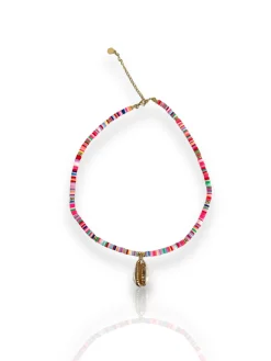 Collar multicolor concha