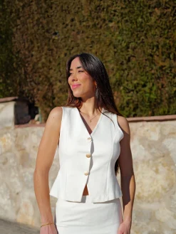 Conjunto tulle vuelo blanco