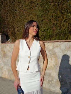 Conjunto tulle vuelo blanco
