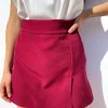 Falda pantalon granate
