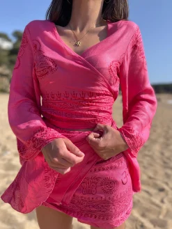 Pareo India Rosa