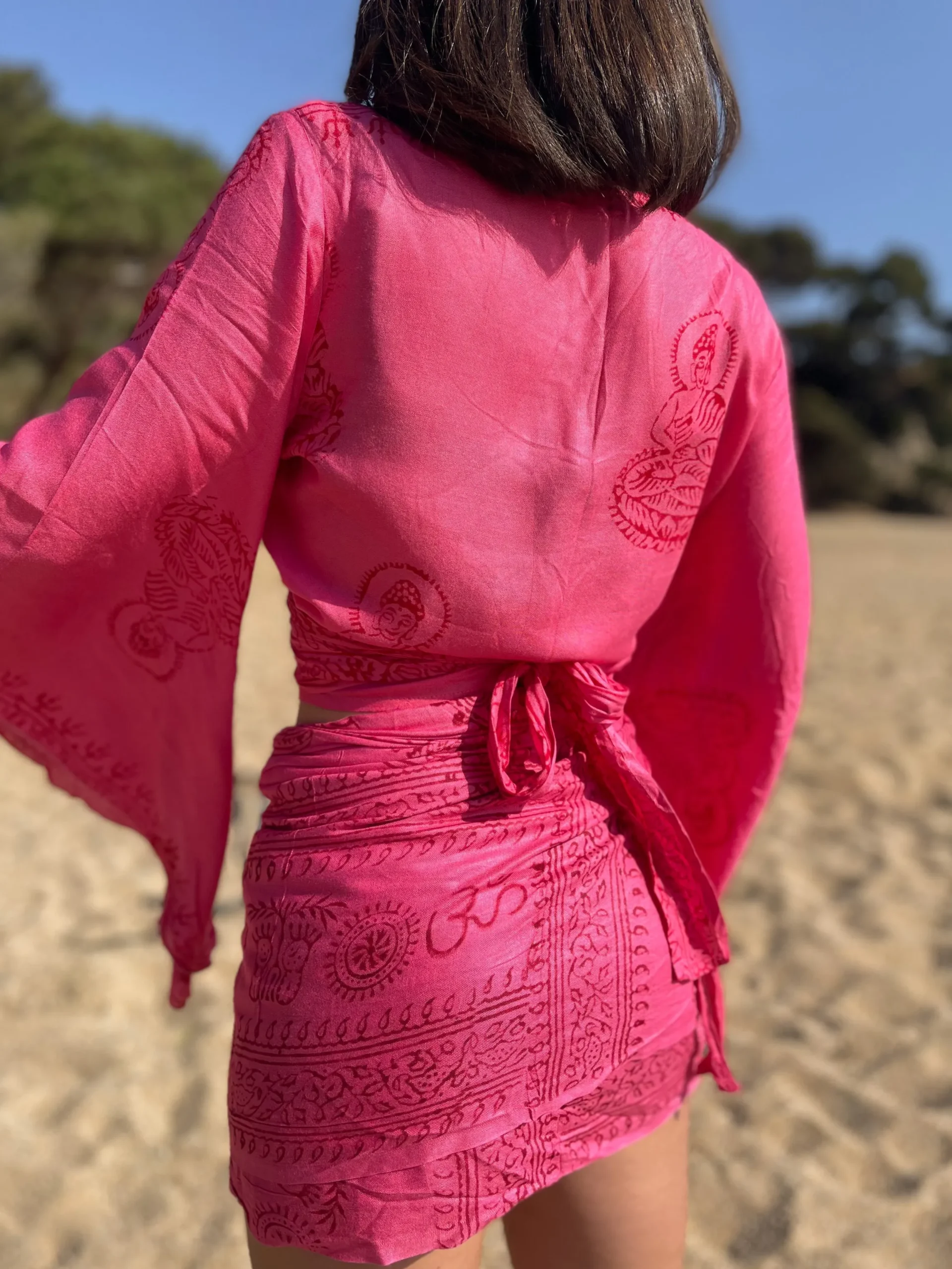 Pareo India Rosa