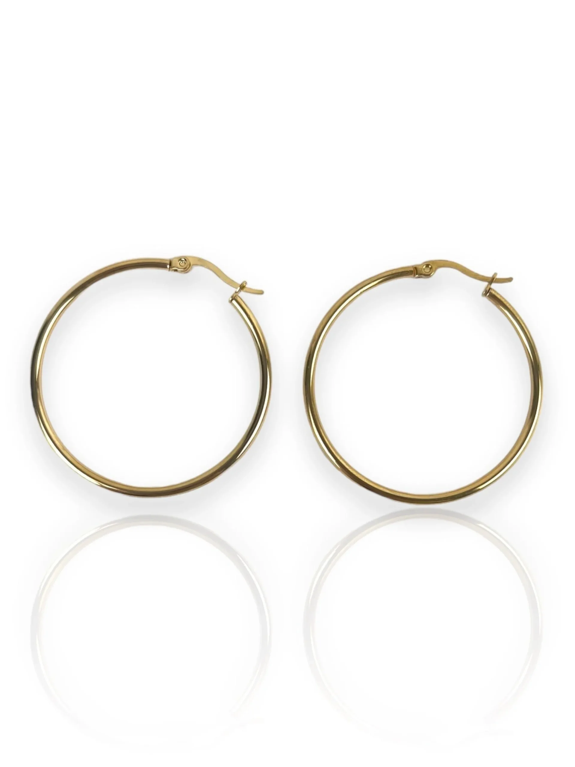 Pendientes aros dorados