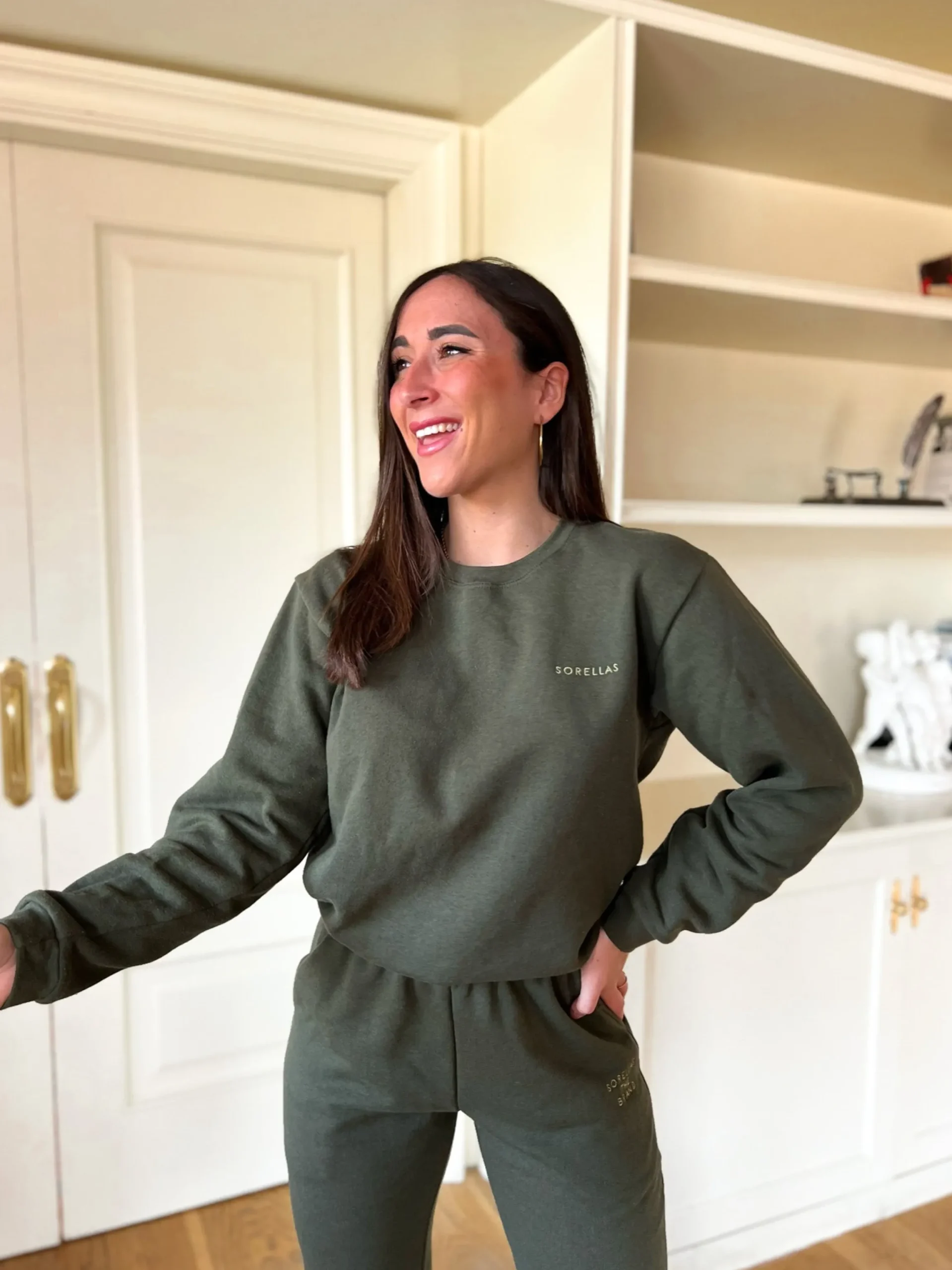 Sudadera SORELLAS caqui