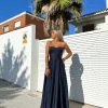 Vestido corse palabra marino