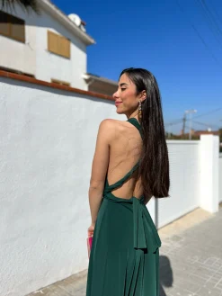 Vestido largo multi botella