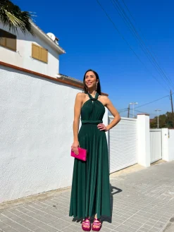 Vestido largo multi botella