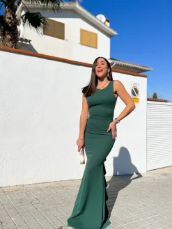 Vestido largo sirena botella