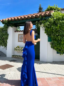 Vestido largo sirena klein